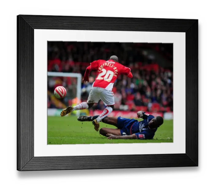 Framed Print : Bristol City's Jamal Campbell-Ryce Foul by Guy Moussi - Championship Clash between Bristol City and Nottingham Forest - 03 / 04 / 2010 Framed Print : Bristol City's Jamal Campbell-Ryce Foul by Guy Moussi - Championship Clash between Bristol City and Nottingham Forest - 03 / 04 / 2010