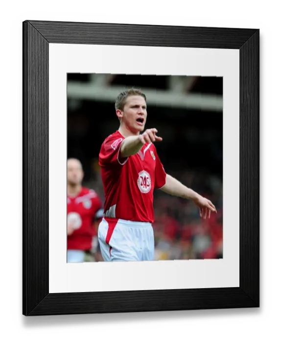 Framed Print : Bristol City's Christian Ribeiro at Ashton Gate Stadium (Championship Football Match, vs Nottingham Forest, 03 / 04 / 2010) Framed Print : Bristol City's Christian Ribeiro at Ashton Gate Stadium (Championship Football Match, vs Nottingham Forest, 03 / 04 / 2010)