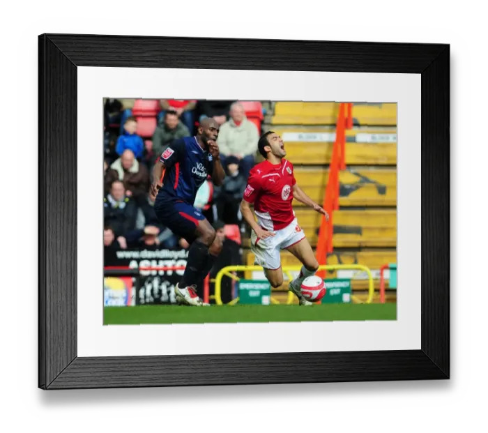 Framed Print : Championship Showdown: Fontaine Foul by Adebola - Bristol City vs. Nottingham Forest, 2010 Framed Print : Championship Showdown: Fontaine Foul by Adebola - Bristol City vs. Nottingham Forest, 2010
