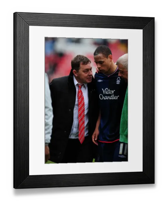 Framed Print : Billy Davis and Nathan Tyson of Nottingham Forest at Ashton Gate Stadium, 03 / 04 / 2010 (Bristol City vs. Nottingham Forest, Football Championship) Framed Print : Billy Davis and Nathan Tyson of Nottingham Forest at Ashton Gate Stadium, 03 / 04 / 2010 (Bristol City vs. Nottingham Forest, Football Championship)