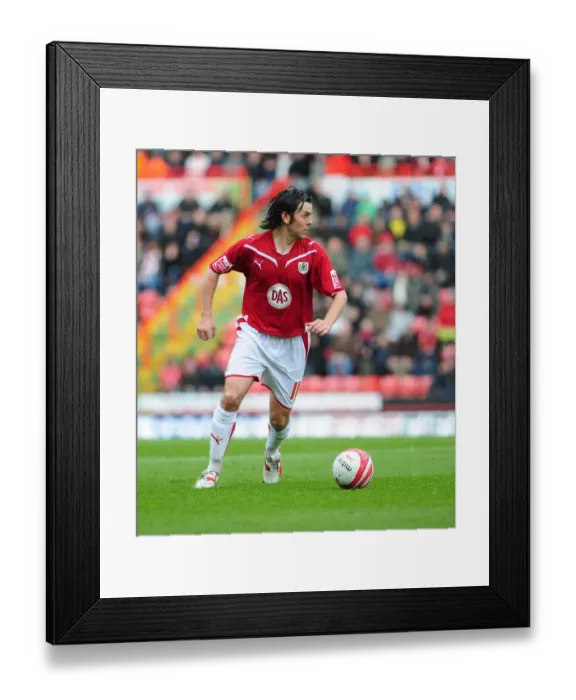 Framed Print : Championship Showdown: Paul Hartley's Battle at Ashton Gate - Bristol City vs. Nottingham Forest, April 2010 Framed Print : Championship Showdown: Paul Hartley's Battle at Ashton Gate - Bristol City vs. Nottingham Forest, April 2010