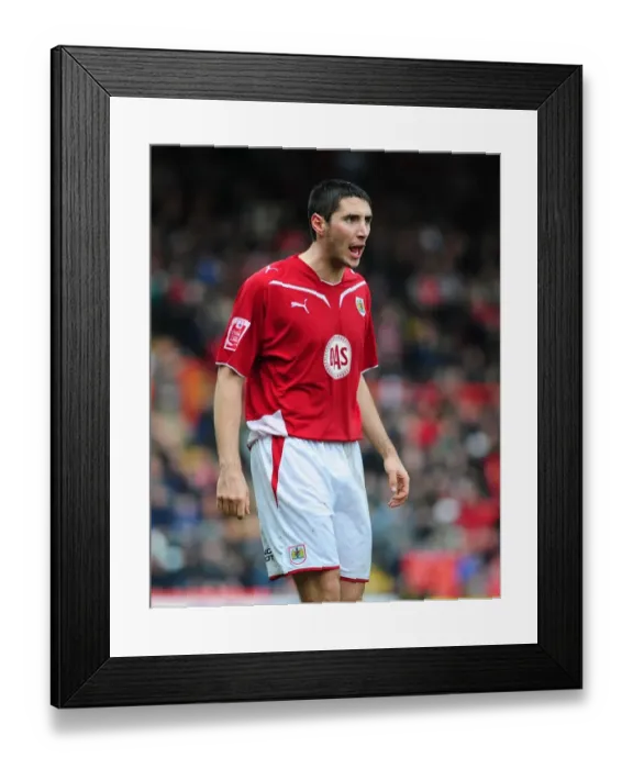 Framed Print : Championship Showdown: Bradley Orr vs Nottingham Forest at Ashton Gate Stadium (03 / 04 / 2010) - Football Rivalry Framed Print : Championship Showdown: Bradley Orr vs Nottingham Forest at Ashton Gate Stadium (03 / 04 / 2010) - Football Rivalry