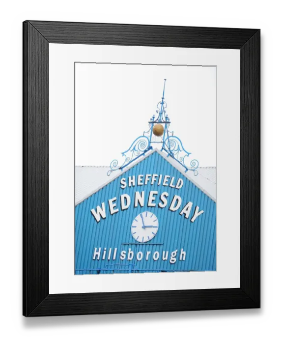 Framed Print : Championship Showdown: Sheffield Wednesday vs. Bristol City - 5 April 2010