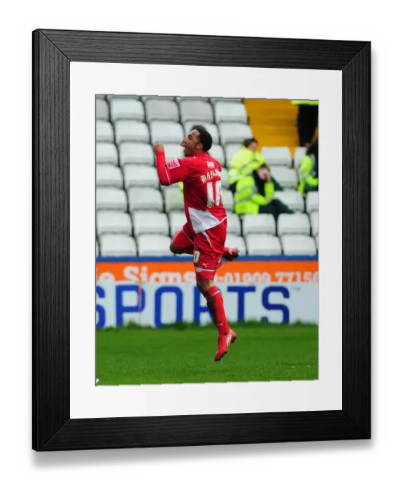 Framed Print : Euphoria Unleashed: Nicky Maynard's Iconic Goal Celebration vs. Sheffield Wednesday (Championship, 16-03-10) Framed Print : Euphoria Unleashed: Nicky Maynard's Iconic Goal Celebration vs. Sheffield Wednesday (Championship, 16-03-10)
