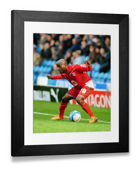 Framed Print : Jamal Campbell-Ryce Strikes for Bristol City against Sheffield Wednesday in Championship Match, April 2010 Framed Print : Jamal Campbell-Ryce Strikes for Bristol City against Sheffield Wednesday in Championship Match, April 2010