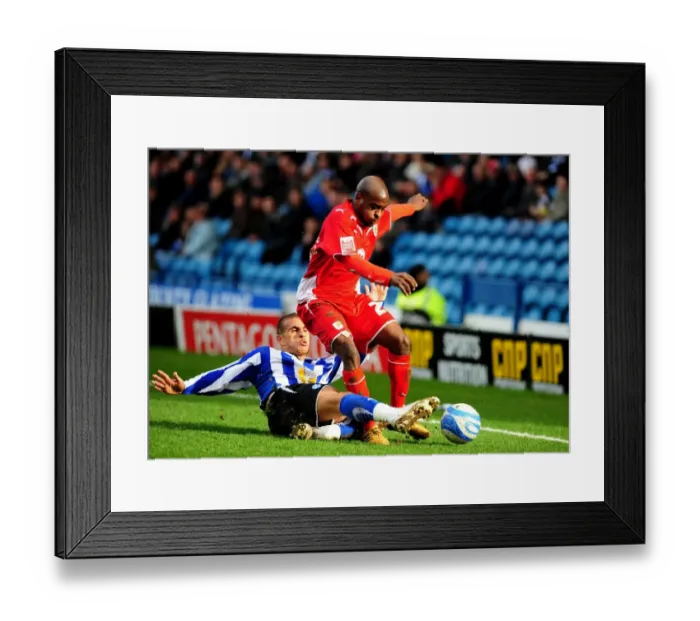Framed Print : Clash at Hillsborough: Leon Clarke Stops Jamal Campbell-Ryce's Charge - Sheffield Wednesday vs. Bristol City, Championship 2010 Framed Print : Clash at Hillsborough: Leon Clarke Stops Jamal Campbell-Ryce's Charge - Sheffield Wednesday vs. Bristol City, Championship 2010