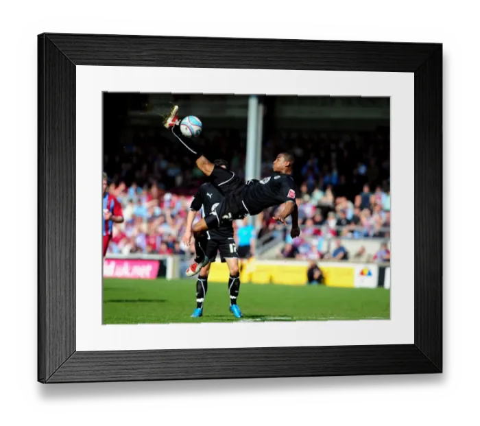 Framed Print : Marvin Elliott's Epic Volley: Scunthorpe United vs. Bristol City, Championship 2010 Framed Print : Marvin Elliott's Epic Volley: Scunthorpe United vs. Bristol City, Championship 2010
