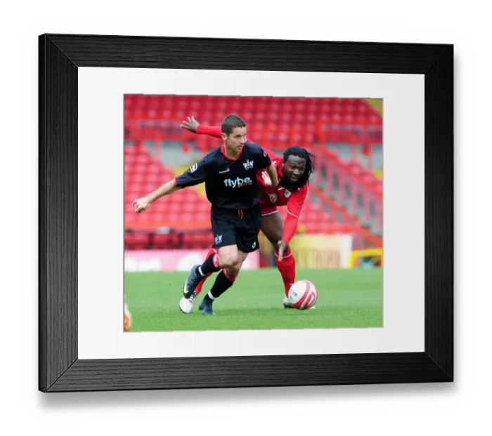 Framed Print : Nostalgia: A Look Back at the 09-10 Season's Exciting Clash - Bristol City Reserves vs Exeter Reserves