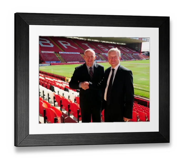 Framed Print : New Manager Steve Coppell's Appointment at Ashton Gate: Bristol City FC, 2010 Framed Print : New Manager Steve Coppell's Appointment at Ashton Gate: Bristol City FC, 2010