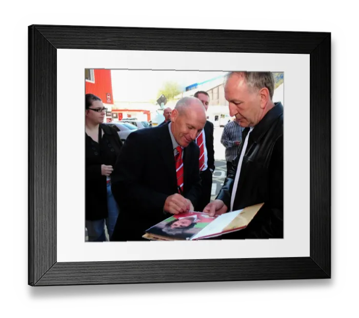 Framed Print : New Manager Steve Coppell Embraces Ecstatic Bristol City Fans at Ashton Gate Stadium, 2010 Framed Print : New Manager Steve Coppell Embraces Ecstatic Bristol City Fans at Ashton Gate Stadium, 2010