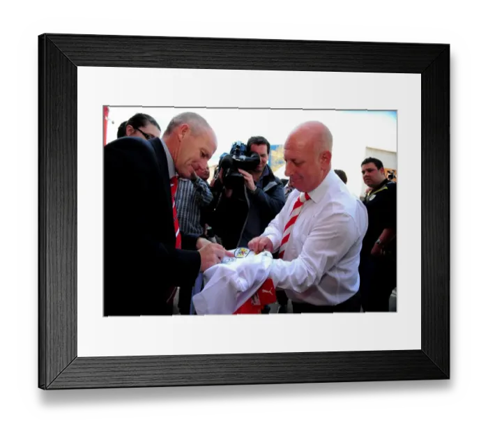 Framed Print : New Manager Steve Coppell Embraces Ecstatic Bristol City Fans at Ashton Gate Stadium, 2010 Framed Print : New Manager Steve Coppell Embraces Ecstatic Bristol City Fans at Ashton Gate Stadium, 2010