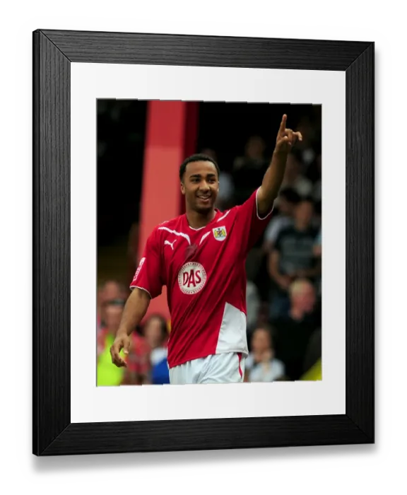 Framed Print : Nicky Maynard's Thrilling Goal Celebration: Bristol City vs. Derby County, Championship Match, 24 / 04 / 2010 Framed Print : Nicky Maynard's Thrilling Goal Celebration: Bristol City vs. Derby County, Championship Match, 24 / 04 / 2010