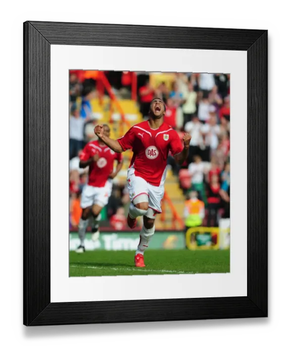 Framed Print : Nicky Maynard's Milestone 20th Goal: Bristol City vs. Derby County (Championship, 24 / 04 / 2010) Framed Print : Nicky Maynard's Milestone 20th Goal: Bristol City vs. Derby County (Championship, 24 / 04 / 2010)