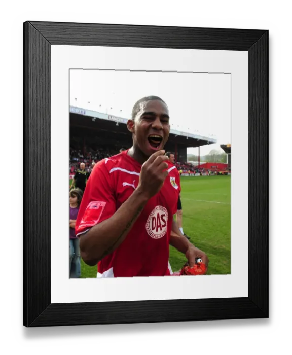 Framed Print : Championship Showdown: Marvin Elliott's Exciting Performance for Bristol City Against Derby County - April 2010 Framed Print : Championship Showdown: Marvin Elliott's Exciting Performance for Bristol City Against Derby County - April 2010