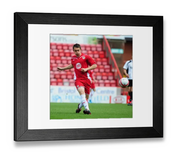Framed Print : Ashley Kington in Action for Bristol City against Bournemouth Reserves Framed Print : Ashley Kington in Action for Bristol City against Bournemouth Reserves