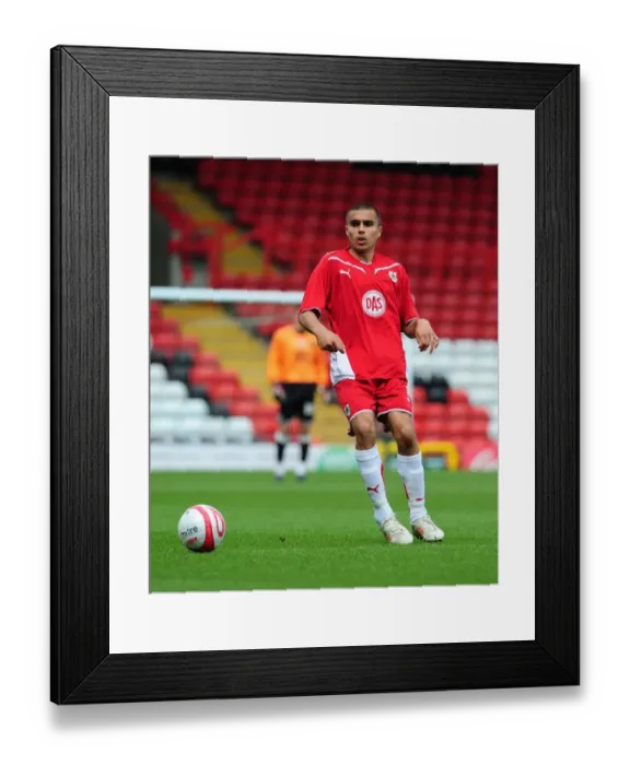 Framed Print : Lee Strip in Action: Bristol City vs Bournemouth Reserves Framed Print : Lee Strip in Action: Bristol City vs Bournemouth Reserves