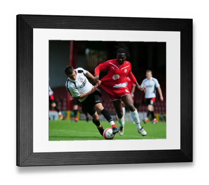 Framed Print : Bristol City's Evander Sno Foul: Dramatic Moment in Bristol City vs Bournemouth Reserves Clash Framed Print : Bristol City's Evander Sno Foul: Dramatic Moment in Bristol City vs Bournemouth Reserves Clash