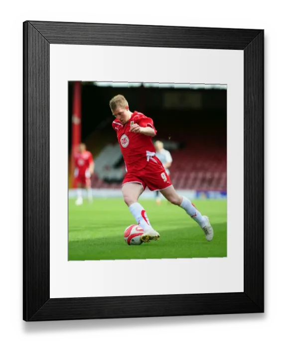 Framed Print : David Clarkson in Action for Bristol City against Bournemouth Reserves Framed Print : David Clarkson in Action for Bristol City against Bournemouth Reserves