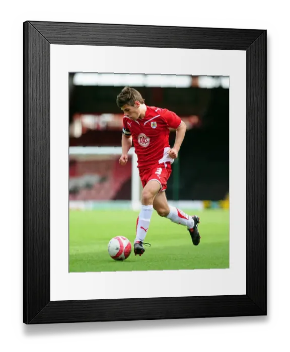 Framed Print : Joe Edwards in Action: Bristol City vs Bournemouth Reserves Framed Print : Joe Edwards in Action: Bristol City vs Bournemouth Reserves