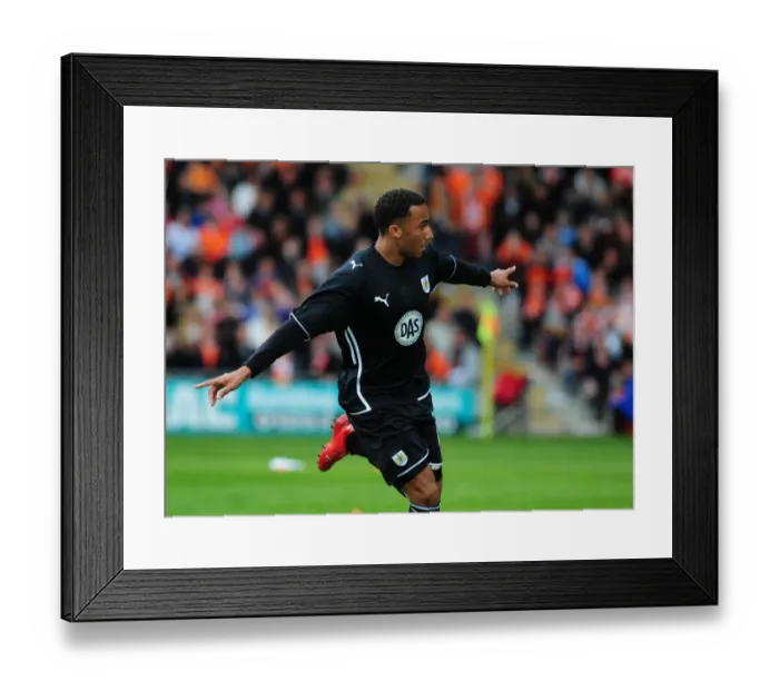 Framed Print : Euphoria Unleashed: Nicky Maynard's Iconic Goal Celebration vs. Blackpool (Championship 2010) Framed Print : Euphoria Unleashed: Nicky Maynard's Iconic Goal Celebration vs. Blackpool (Championship 2010)