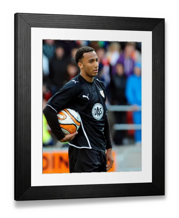 Framed Print : Maynard's Moment: Bristol City at Blackpool, Championship 2010