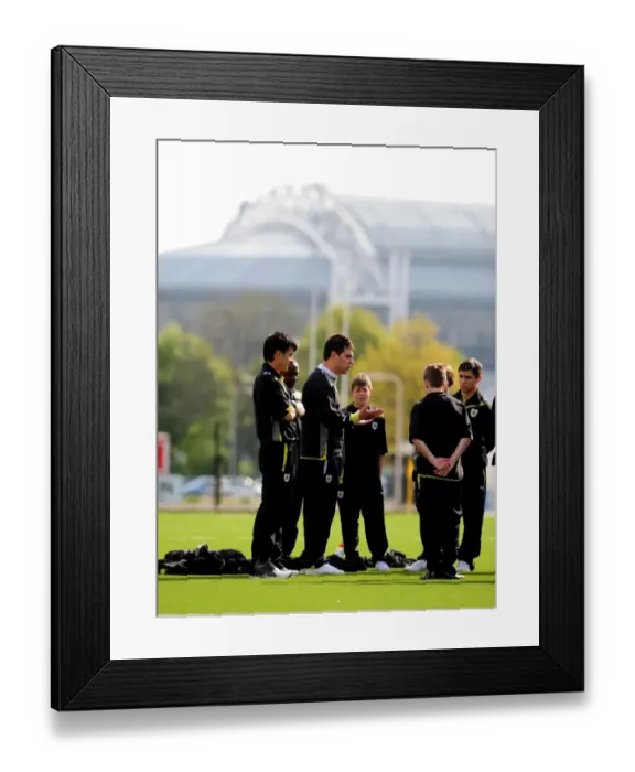 Framed Print : Bristol City First Team at the Academy Tournament: Season 09-10 Framed Print : Bristol City First Team at the Academy Tournament: Season 09-10