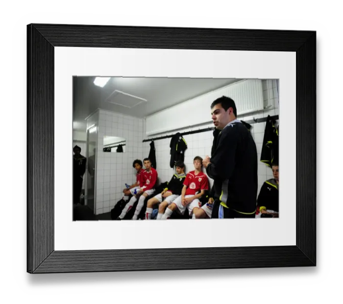 Framed Print : Next Generation of Football Stars: Rising Talents of Bristol City First Team - Season 09-10 (Bristol City Academy Tournament)
