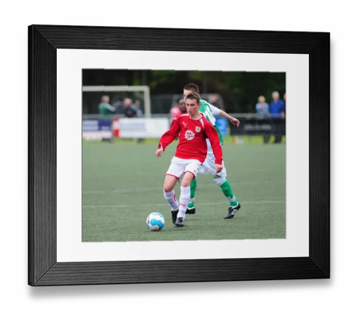 Framed Print : Nurturing the Future Stars: 09-10 Bristol City Academy Tournament