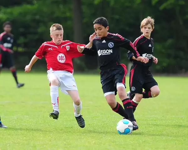 Nurturing Football Stars: 09-10 Bristol City First Team at the Academy Tournament