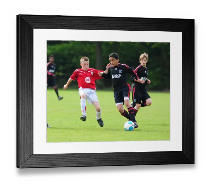 Framed Print : Nurturing Football Stars: 09-10 Bristol City First Team at the Academy Tournament