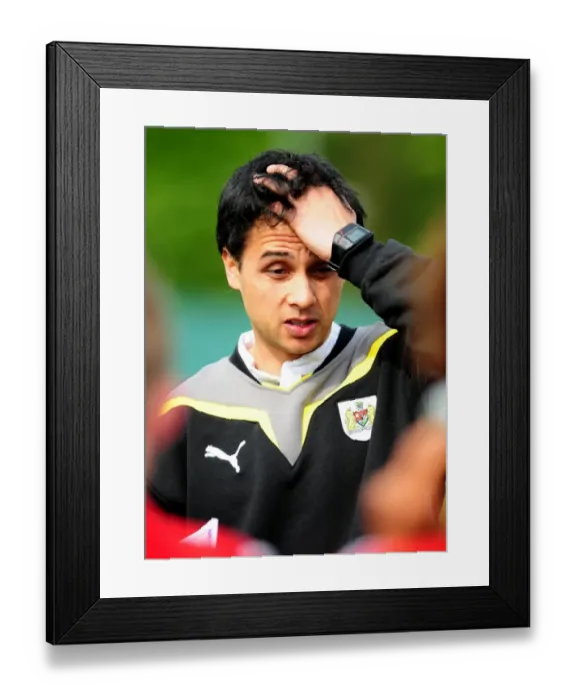 Framed Print : Bristol City First Team at the Academy Tournament: Season 09-10