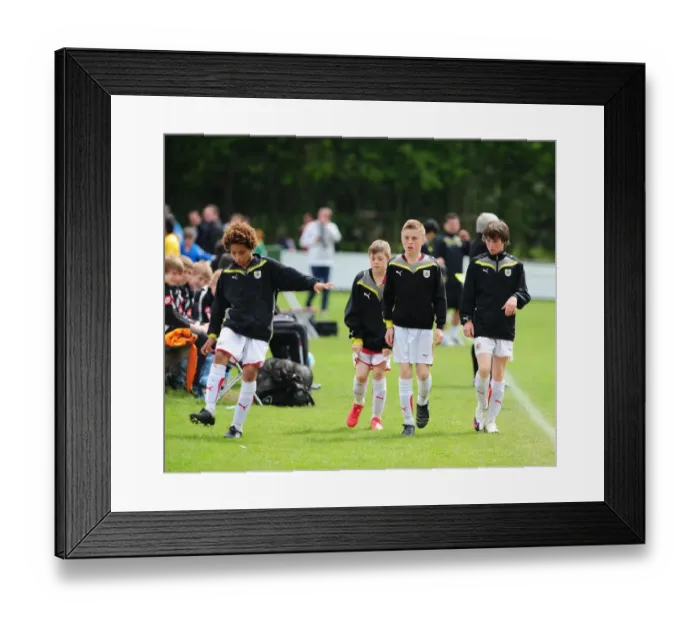 Framed Print : Bristol City First Team at the Academy Tournament (Season 09-10) Framed Print : Bristol City First Team at the Academy Tournament (Season 09-10)