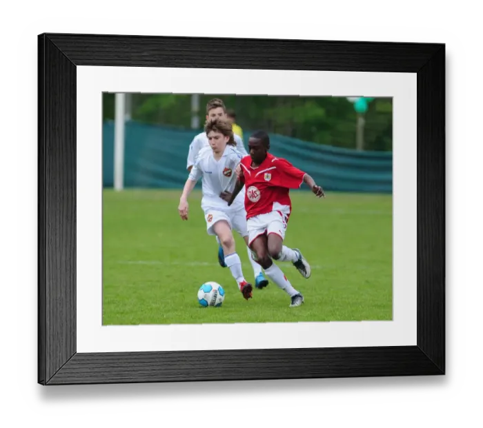 Framed Print : Bristol City First Team at the Academy Tournament (Season 09-10)