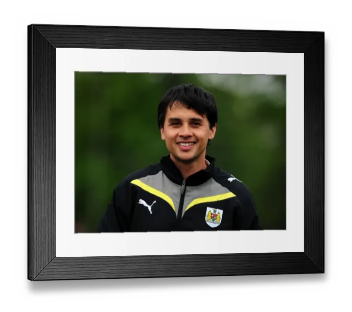 Framed Print : Bristol City First Team at the Academy Tournament (Season 09-10)