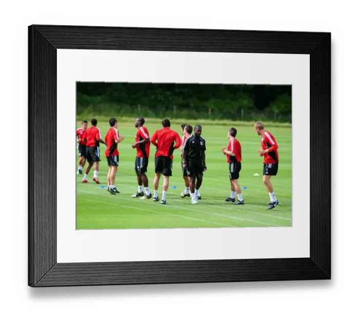 Framed Print : Bristol City Football Club: Pre-Season Training Kicks Off