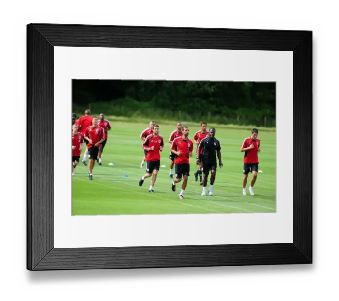 Framed Print : Bristol City Football Club: Kicking Off Pre-Season Training