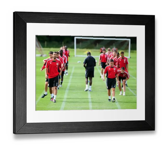 Framed Print : Bristol City Football Club: Championship Squad Begins Pre-Season Training