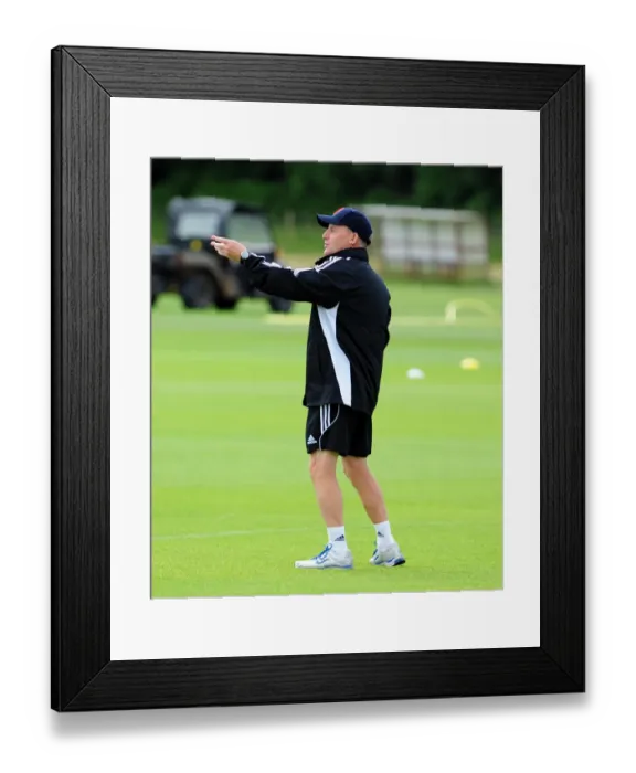 Framed Print : Steve Coppell: Masterminding Bristol City's Pre-Season Training Framed Print : Steve Coppell: Masterminding Bristol City's Pre-Season Training