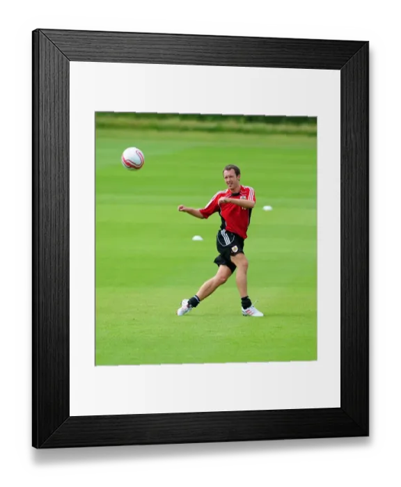 Framed Print : Bristol City First Team: Gearing Up for the 2010-11 Season - Pre-Season Training Framed Print : Bristol City First Team: Gearing Up for the 2010-11 Season - Pre-Season Training