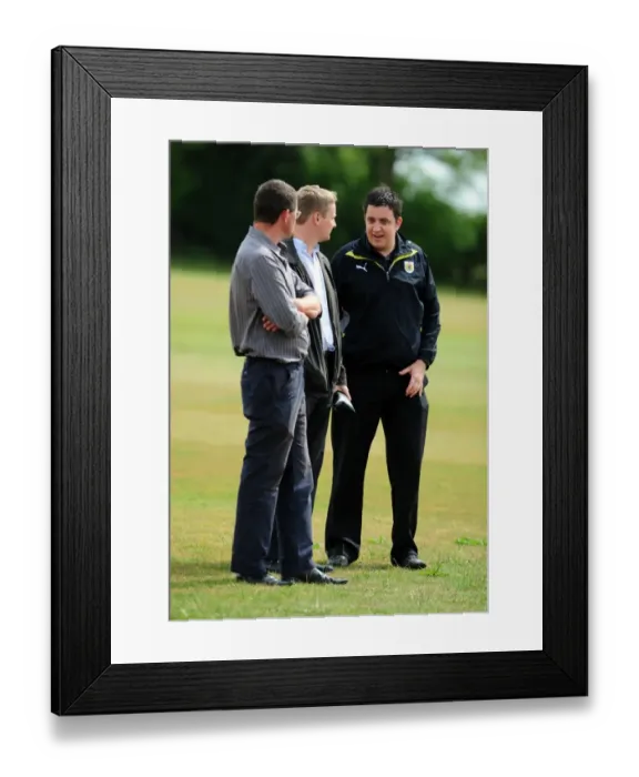 Framed Print : Bristol City First Team: Pre-Season Training 2010-11 - Gearing Up for the New Season Framed Print : Bristol City First Team: Pre-Season Training 2010-11 - Gearing Up for the New Season