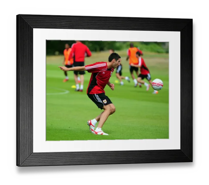 Framed Print : Bristol City First Team: Pre-Season Training 10-11 - Gearing Up for the New Season