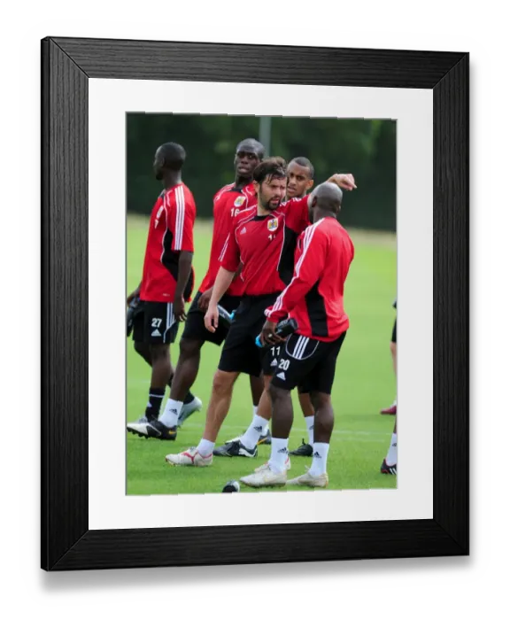 Framed Print : Bristol City First Team: Gearing Up for the 2010-11 Season - Pre-Season Training Framed Print : Bristol City First Team: Gearing Up for the 2010-11 Season - Pre-Season Training