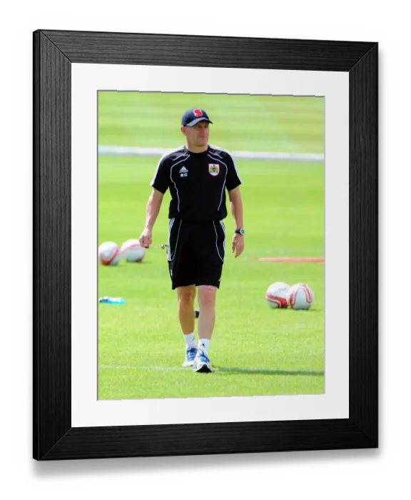 Framed Print : Steve Coppell: Dedicated Leadership at the Heart of Bristol City's Pre-Season Training Framed Print : Steve Coppell: Dedicated Leadership at the Heart of Bristol City's Pre-Season Training