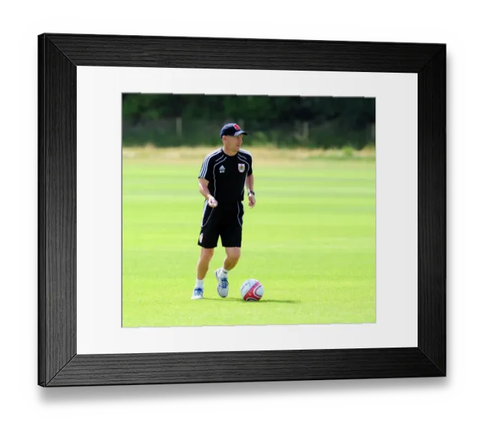 Framed Print : Steve Coppell: Driving Bristol City Forward in Pre-Season Training Framed Print : Steve Coppell: Driving Bristol City Forward in Pre-Season Training