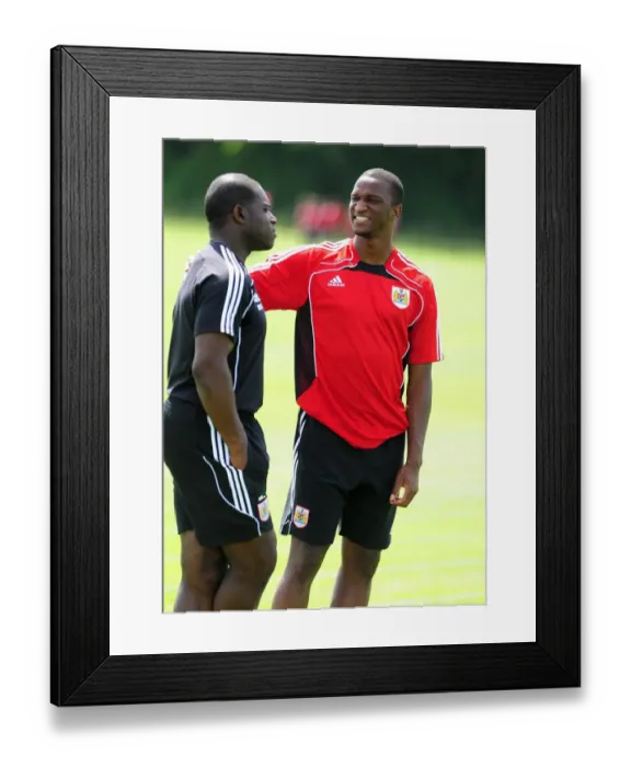 Framed Print : Bristol City's Newest Recruit, Kalifa Cisse, Gears Up for Pre-Season Training Framed Print : Bristol City's Newest Recruit, Kalifa Cisse, Gears Up for Pre-Season Training