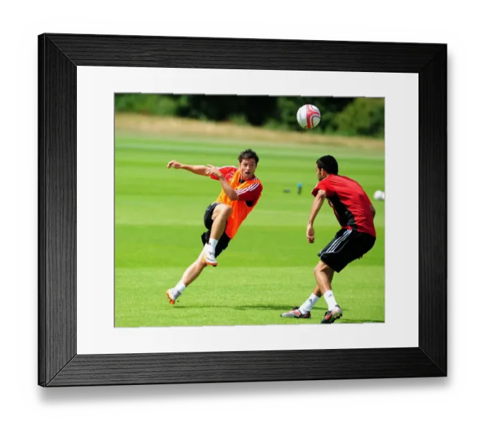 Framed Print : Intense Training Clash: Ivan Sproule vs. Liam Fontaine, Bristol City Football Club Framed Print : Intense Training Clash: Ivan Sproule vs. Liam Fontaine, Bristol City Football Club