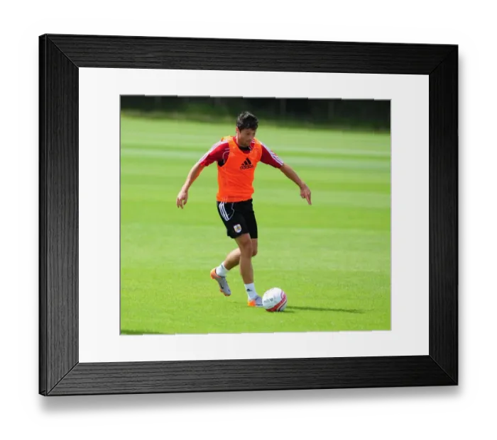 Framed Print : Bristol City's Ivan Sproule in Pre-Season Training Focus