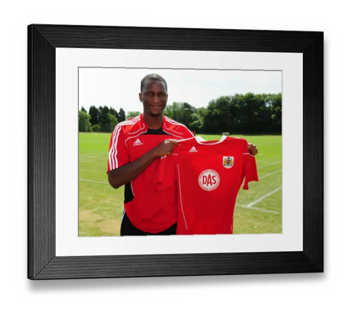 Framed Print : Bristol City FC: New Signing Kalifa Cisse Gears Up for the New Season at Intense Pre-Season Training Framed Print : Bristol City FC: New Signing Kalifa Cisse Gears Up for the New Season at Intense Pre-Season Training