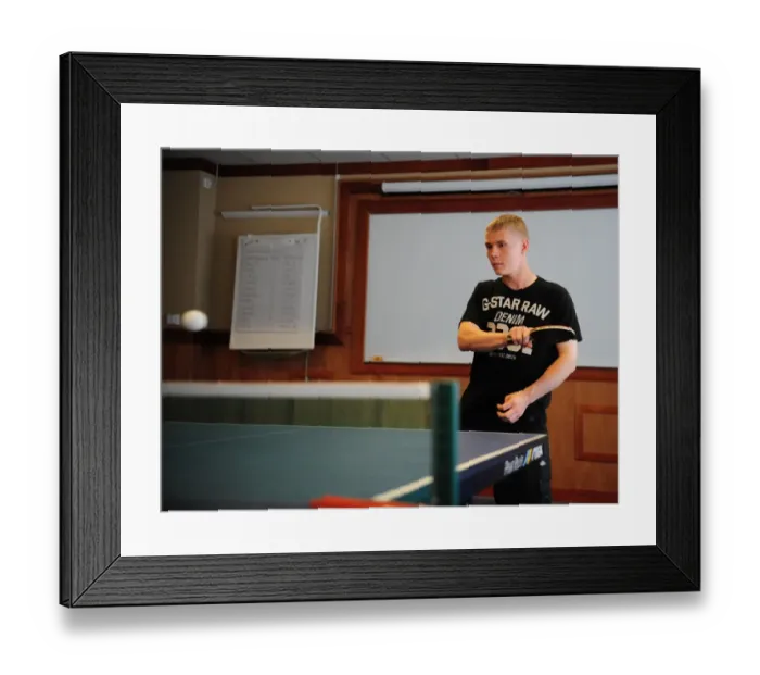 Framed Print : Joe Lennox: Unwavering Focus in Deep Concentration during Intense Bristol City Training