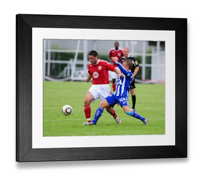 Framed Print : Bristol Citys Bradley Orr battles for the ball